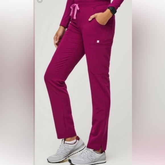 Figs Pants - FIGS EUC Dark magenta MP technical collection pants